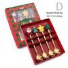 D Doll All Spoon Set, 4pcs, Christmas Red Box