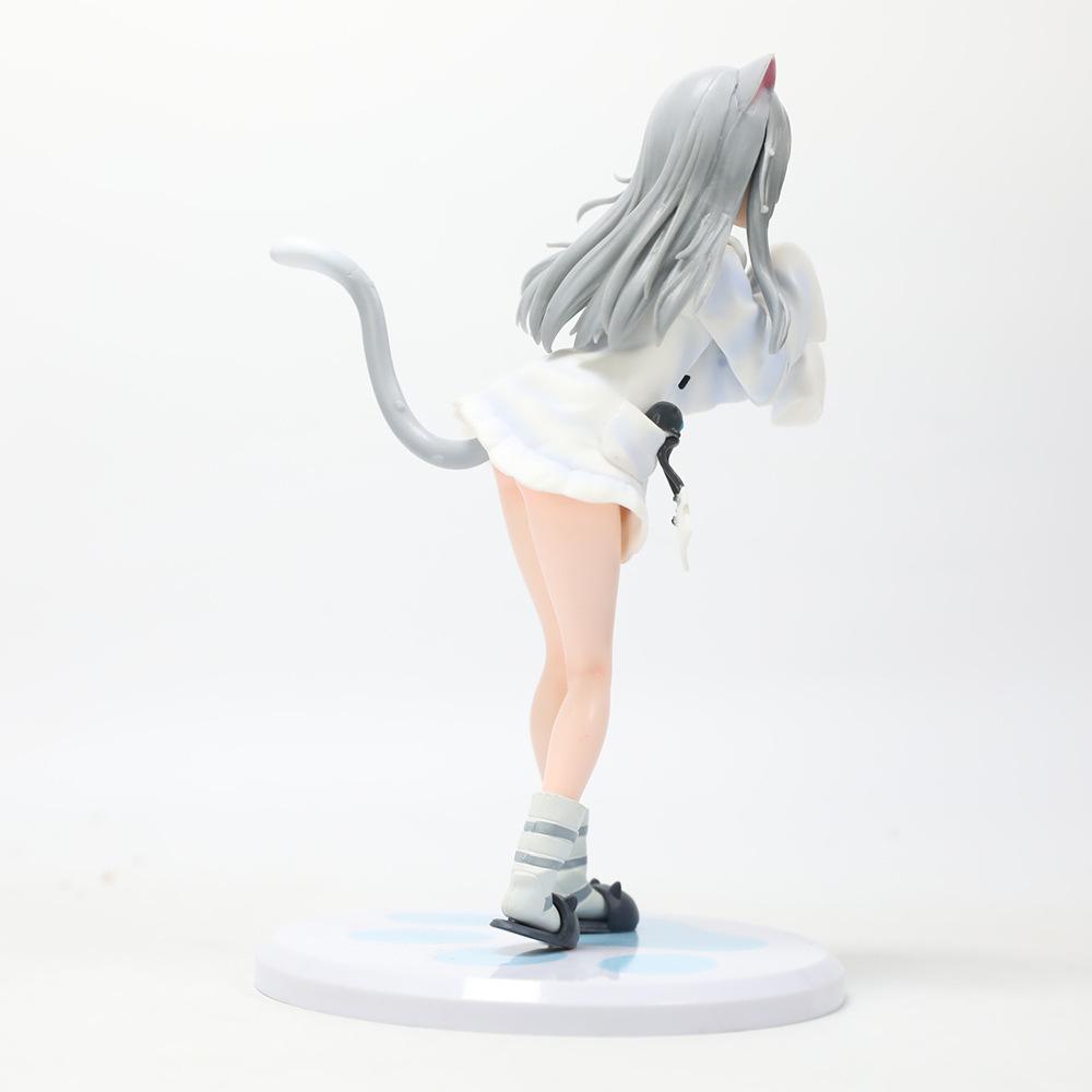 Katzenmädchen Figur Anime Mädchen PVC Actionfigur Spielzeug Nachoneko Kanal Spiel Statue Sammlermodell Puppe Geschenk
