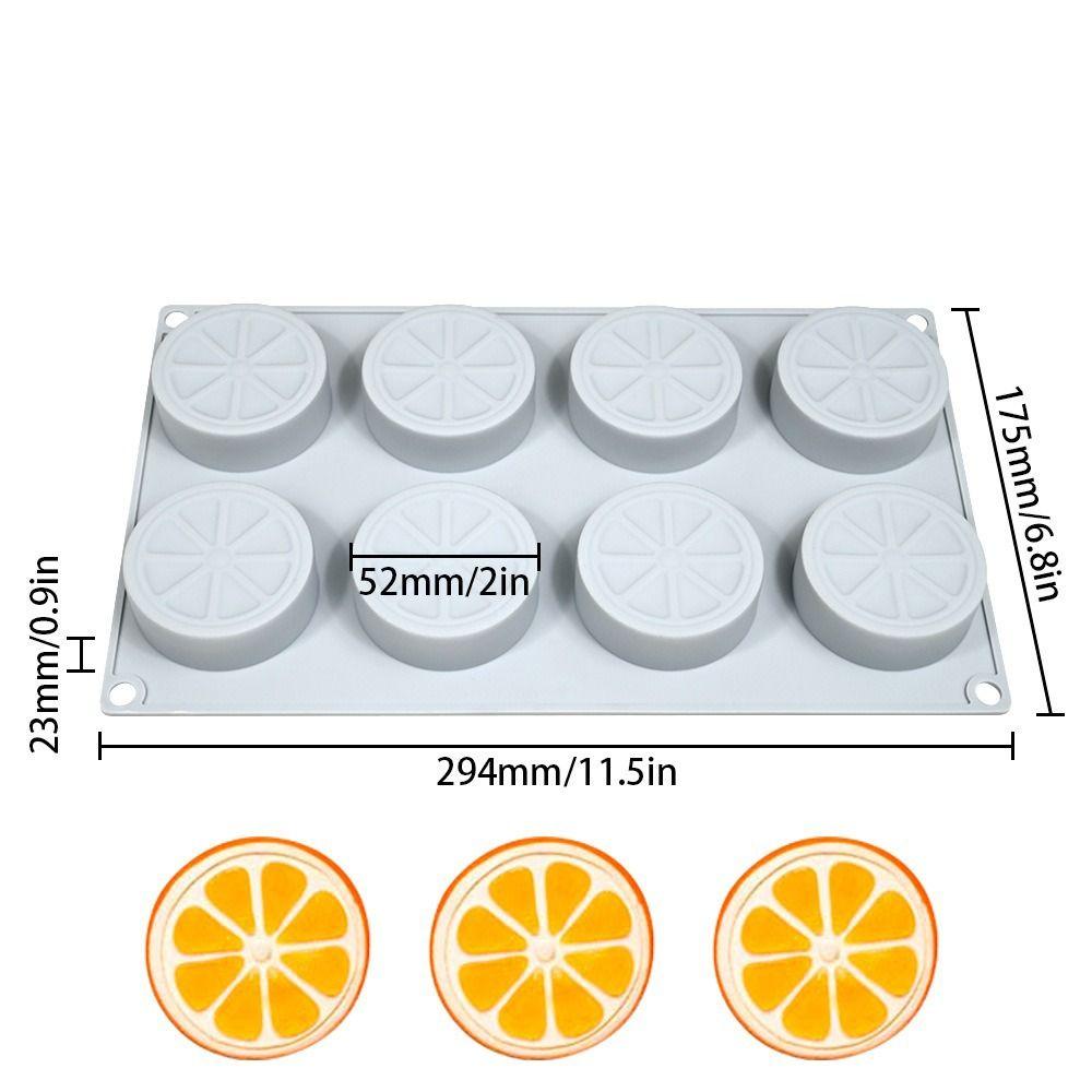 Fruit Shape Bento Cake Silicone Mold Silicone Material Gypsum Making 3D Soap Candle Wax Mould Pudding Mold Dessert Making