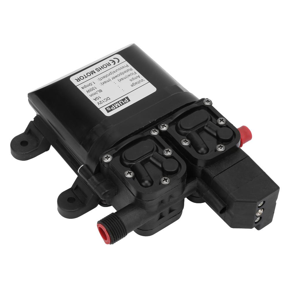 DC 12V 120W High Pressure Self Priming Diaphragm Water Pump with Automatic Pressure Switch