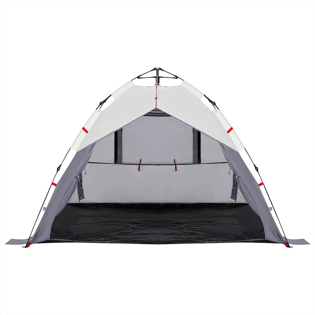 Beach Tent for 3 Persons Grey Quick Release Waterproof