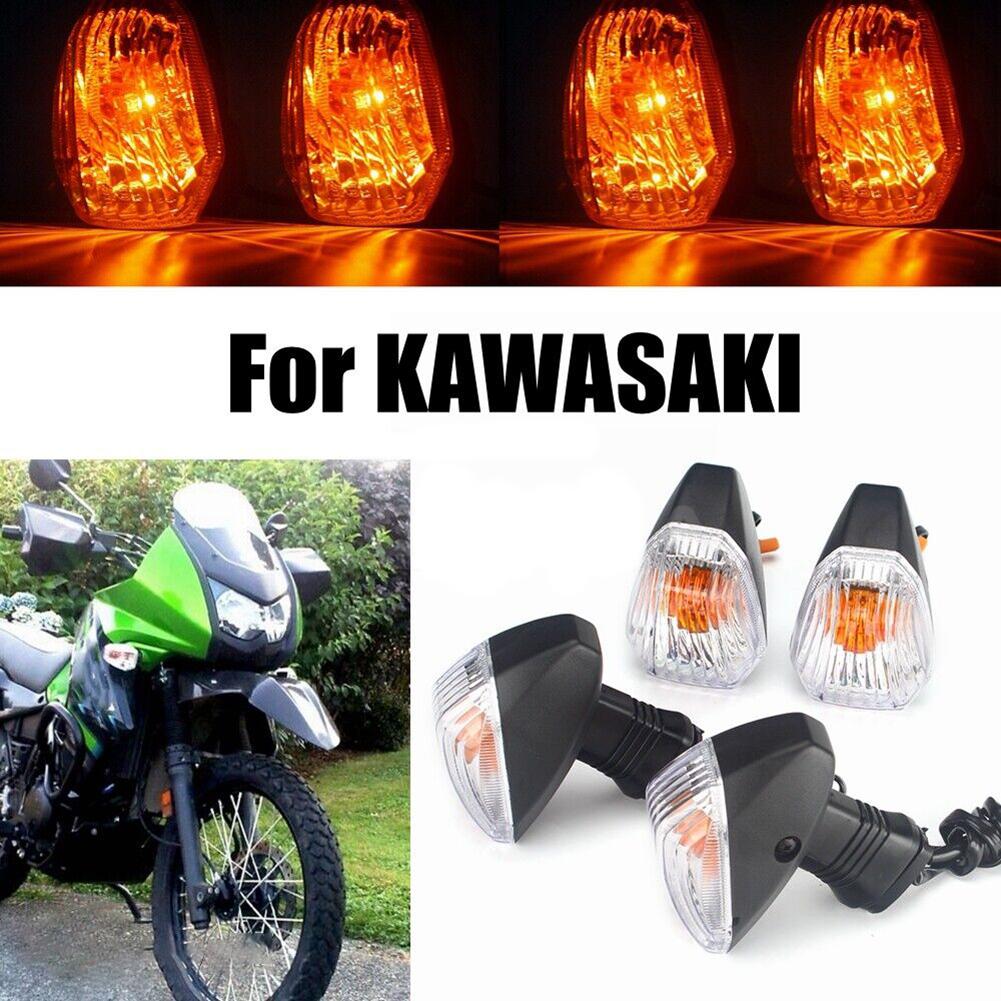 

4Pcs New Motorcycle Turn Signal Light Amber Indicators For KLR 650 2008-2018 ZX-6R 636 600 KLE 500 650 Z750S KLR650 China Mainland