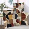 Moderne Geometrisches Muster 2D Gedruckte Sofakissen Polyester Kissenbezug, Sofa Dekokissenbezug, Nachttisch Wurfkissen