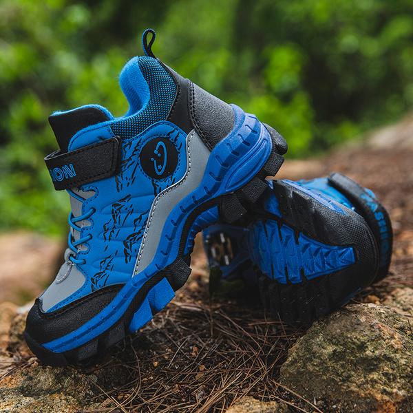 Модная детская обувь. Кожаная спортивная обувь. Студенческая зимняя обувь. Детская походная обувь. 30