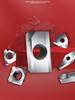 PCD Diamond Lathe Inserts TPGH090302 for Copper, Aluminum, Gemstone 