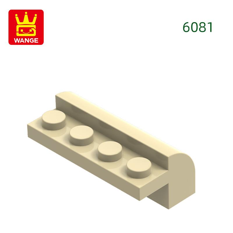 

44Pcs/lot 6081Corner 4Hole Slope Curved 2x4x1 1/3 with Top Block Moc Color Accessories Compatible with Brick Children Toy about 44pcs