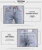 Men's Korean Style Slim-Fit Stretch Jeans - Trendy Skinny Casual Pants for Spring & Autumn