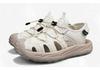 Men's Plus Size Cross-Strap Breathable Closed-Toe Sandals for Summer 2025 - Casual Outdoor Beach Shoes