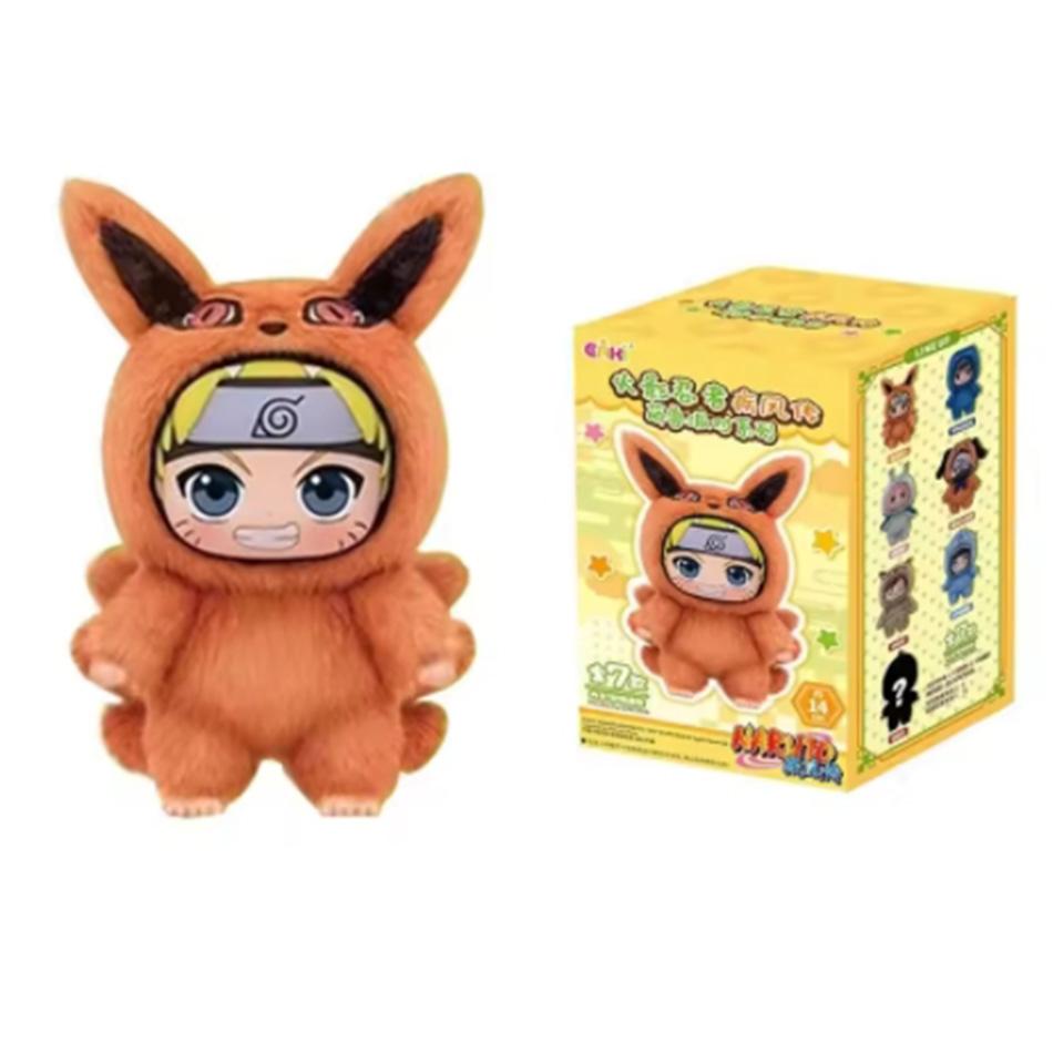 In Stock Original EAKI Naruto Blind Box Naruto Shippuden Party Series Naruto KeyChain Doll Toy Collection Gift