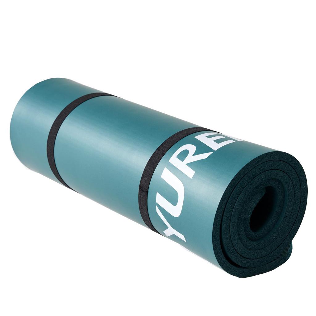 YUREN Yoga Thick 12mm NBR Training Stretching Exercise with Carry Strap Mat, High-Density Material, Mat, Mat, Mat,
