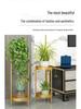 Elegant Multi-Tier Wrought Iron Indoor Plant Stand for Balcony or Living Room