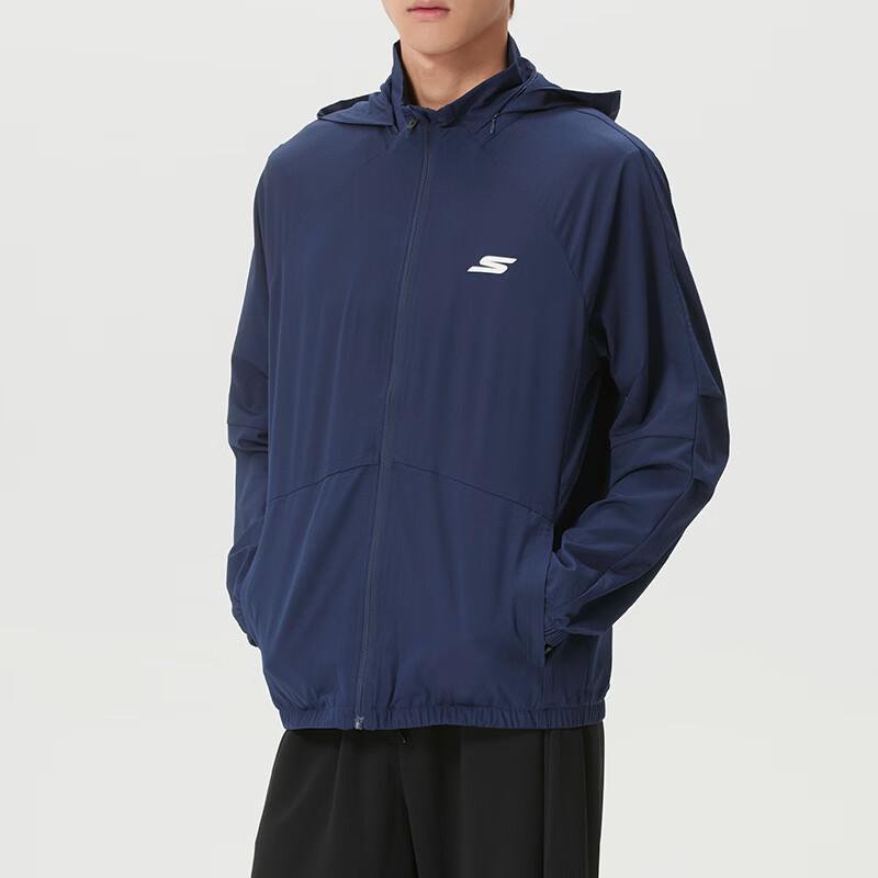 Skechers Unisex Woven Hooded Running Jacket L
