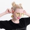 DiscoHippie Sunglasses Vintage Round 70s 80s Styles Circle Sunglasses Eyewear for Men Women Costumes Parties Gifts