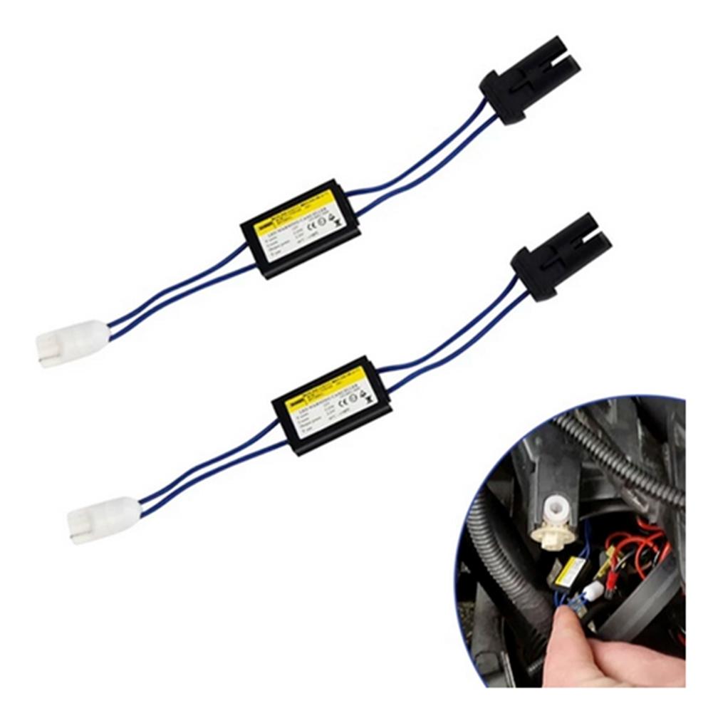 2pcs T10 Canbus Decoder Cable Universal Car Lights Canbus Cable Warning Canceller Decoder Eliminates Light Faults Plug and Play China Mainland