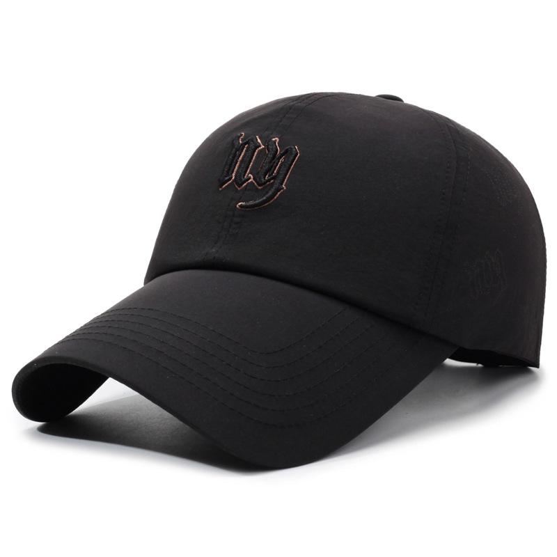 Quick-Drying Embroidered Letter Cap Women's Spring Autumn Sunshade Baseball Cap Men's Outdoor Cap