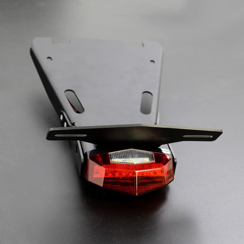 Motorcycle Tail Mount License Plate Bracket Brake Rear Lamp Taillight For BMW R NINE T 2014-2018 R9T