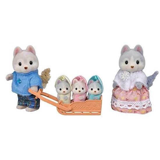 Sylvanian Families Dolls Husky Family FS-41 Friendly Cycling Set - Siblings DF-15Set Purchase