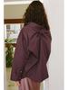 European & American French Commuter Style Pleated Loose Shirt