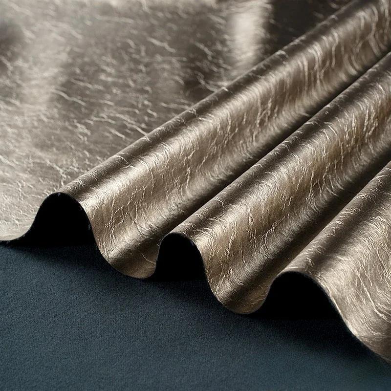 

ПУ масляная кожа зеркальная кожа 100x138 см ткань водонепроницаемая кожа DIY куртка леггинсы колготки платье одежда дизайнерская ткань 100x138cm