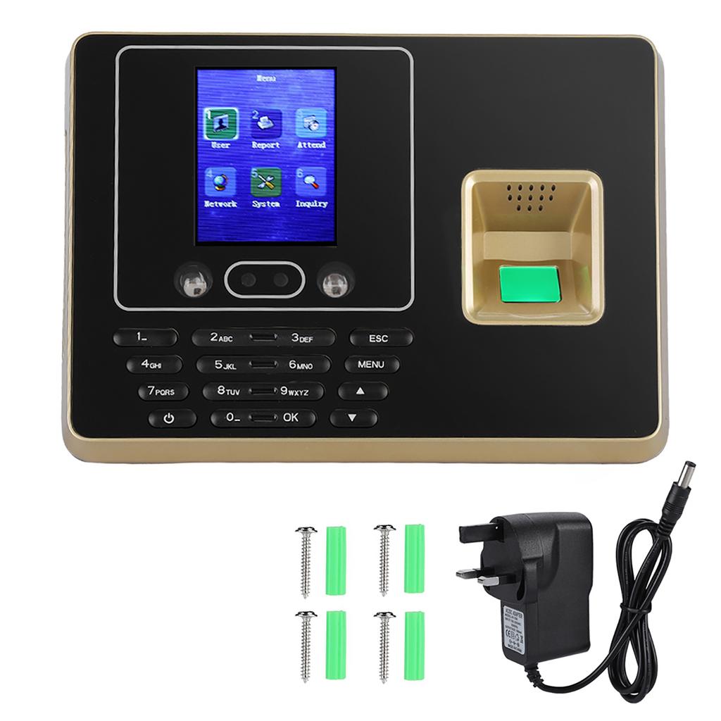 2.8inches TFT LCD Screen Face Fingerprint Recognition Machine Time Attendance Clock Recorder