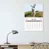 2026 Kalender Januar 2026 - Desember 2026 12 Månedlig Planlegger Kung Fu Katt Veggkalender for Hjemmekontor Hybeldekor