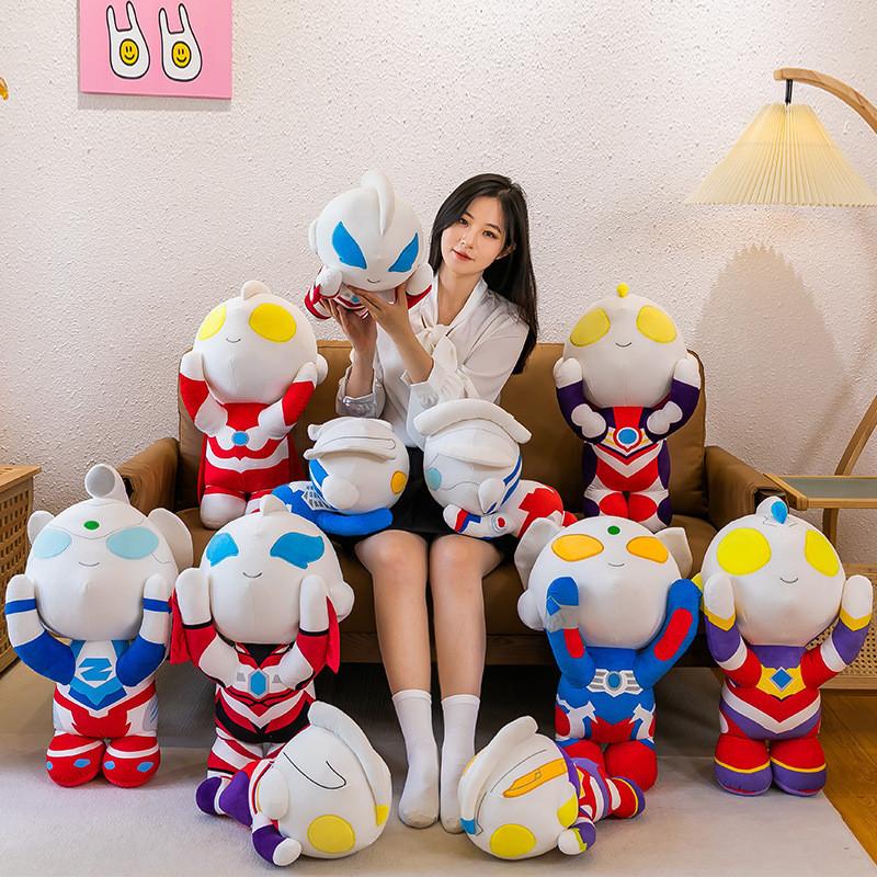 Ultraman Zero Plush Toy Cartoon Stuffed Dolls Bedroom Decoration Gifts Kids