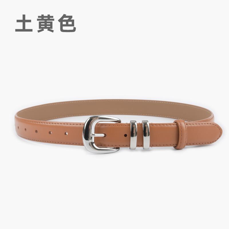 Premium Women'S Decorative Cowhide Women'S Genuine Leather Women'S Belt Casual Pants Jeans