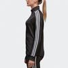 Adidas Training Knitted Striped Long Sleeve Jacket Women Jackets Black BK7680