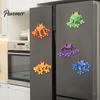 Grenouille Aimantée à Articulations Flexibles Jouet Magnétique Imprimé en 3D Grenouille de Frigo Mobile Décoration de Maison Modèle Articulé Positionnable Figurine Décoration Ornement