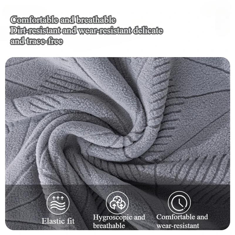 Universal Curved Dining Chair Cover High Elastic Breathable Anti Slip Wear Resistant Stretch Slipcover
