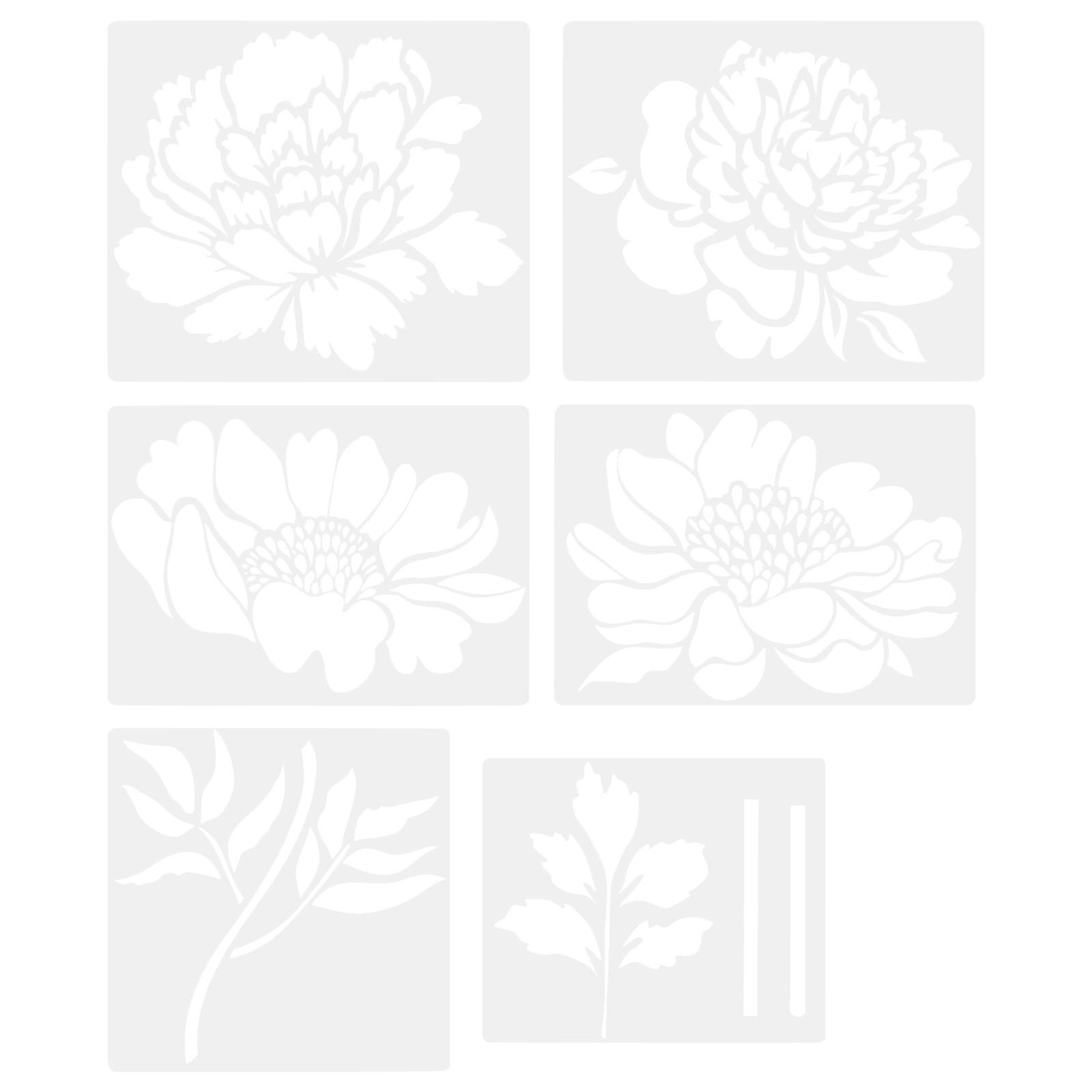 

Садовый забор, большие цветочные трафареты-украшение своими руками, гигантский многоразовый цветочный трафарет для рисования на деревянных стенах, узор забора