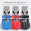 4ks/šarže Zimní teplé ponožky pro psy Protiskluzové boty do deště Sněhule Vodotěsné Boty pro štěně čivava Boty pro malé velké psy