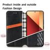 For Xiaomi Redmi Note 13 Pro 4G/Poco M6 Pro 4G PU Leather Case Rhombus Imprint Wallet Stand Phone Cover