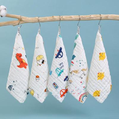 Vysoce hustý předpraný dětský kreslený gázový ručník - Měkká žínka pro domácí použití