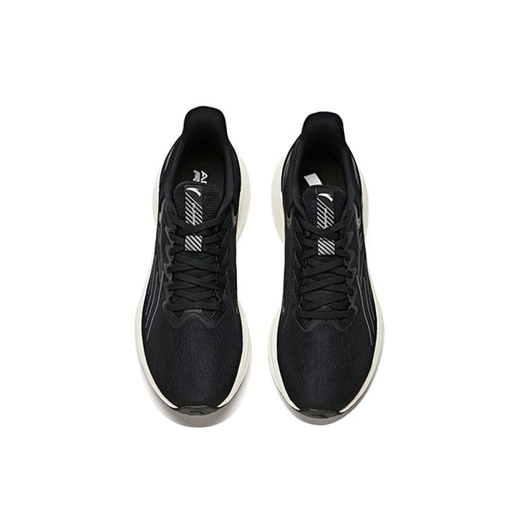 Anta Ling Pao 1 Breathable Mesh Low-Top Running Shoes Men Sneakers Black 112125585-1