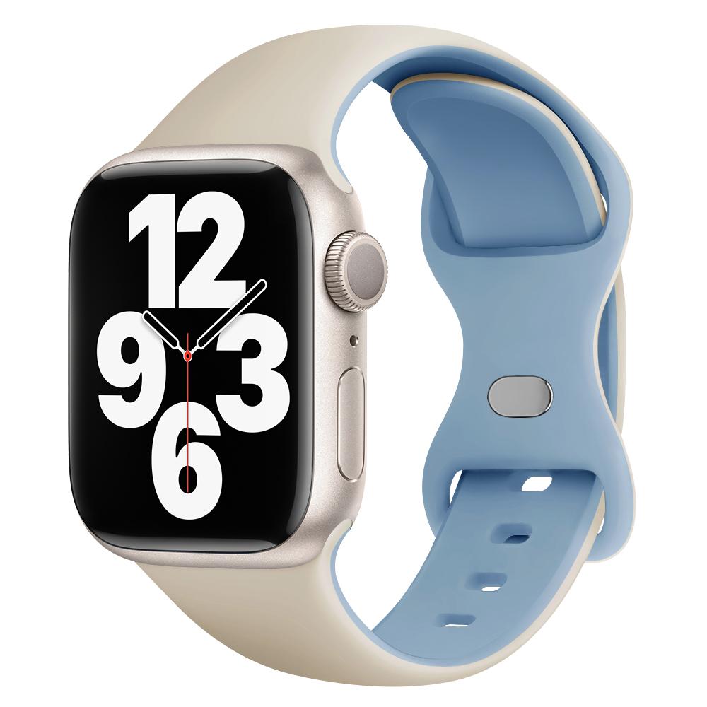 Silicone Strap For Apple Watch Band 44mm 45mm 41mm 40mm 49mm 42mm 38mm 46MM Sport Bracelet iWatch Series Ultra 2 SE 10 9 8 7 6 5