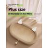 Full Sisal Cat Scratching Board, Cat Self-hi Toy Oval Cat Nest, Sword Hemp Rope, Thickened Claws, Resistant To Scratching, No Crumbs