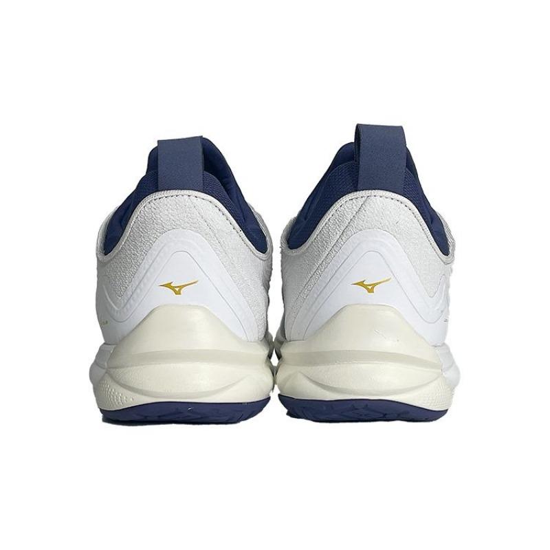Mizuno Wave Luminous 2 unisex low-top wear-resistant breathable anti-slip professional match volleyball shoes white blue V1GA212043