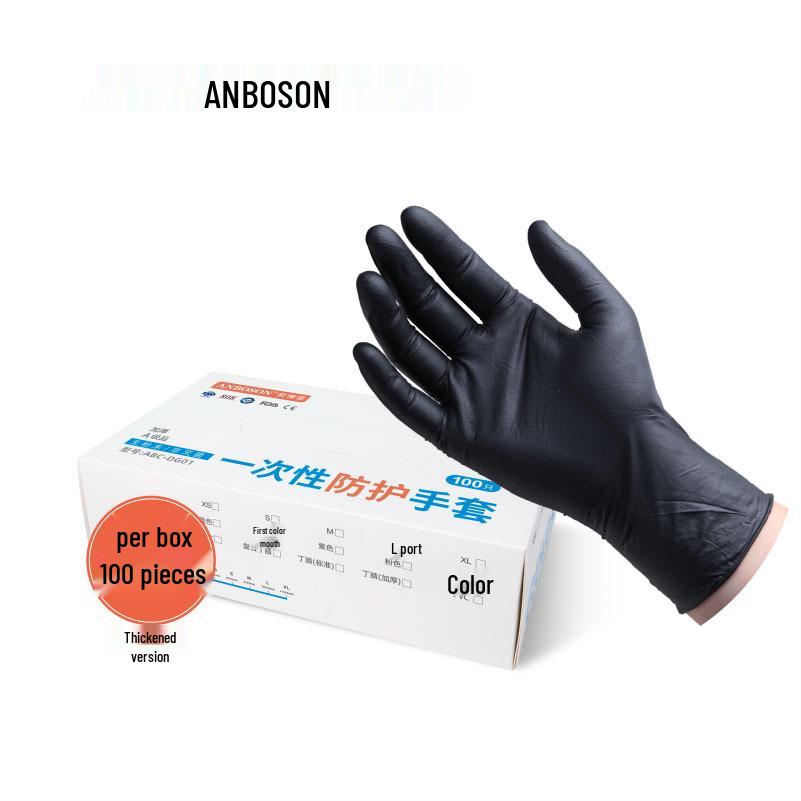 Ambozin Nitrile Disposable Food-Grade Waterproof Kitchen Gloves