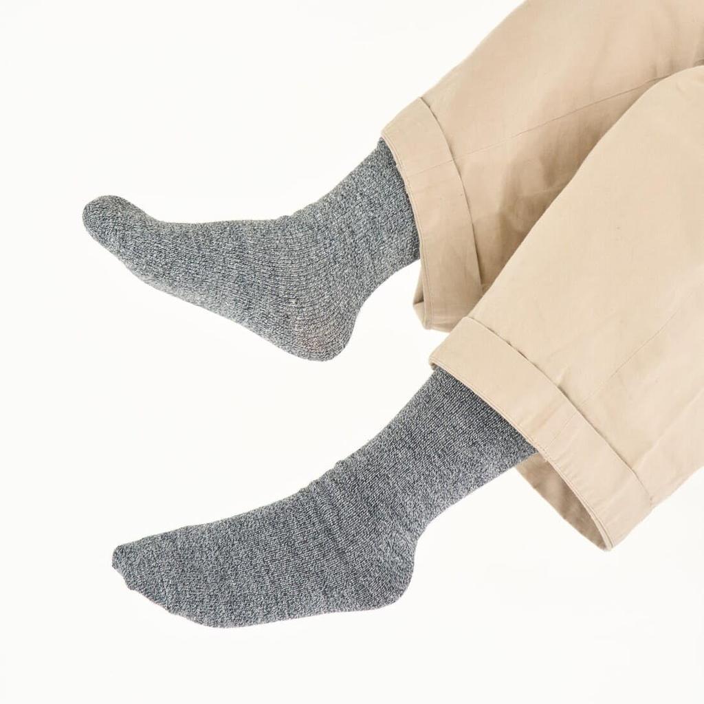 Kurashikinu Made with Silk and Natural Suitable for Sensitive and Dry Prevents Warms Layers Made In Easy To Heather Gray Anti-Cold Socks, Wool,