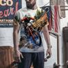 Trendy T-shirt 3D Printing Mountain Bike Fashion Clothing Men's Casual Summer Round Neck T-shirt Men's Clothing