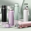 New 111 Thermos Cup Women's High Value Portable Water Cup Large Capacity Student Outdoor Sports Straw Cup Premium Sense