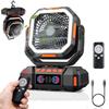 Camping Fan 40000mAh Battery Powered Fan Rechargeable  4 Speeds with LED Lantern -  Hanging Portable Outdoor Cold Fan Tent Fans