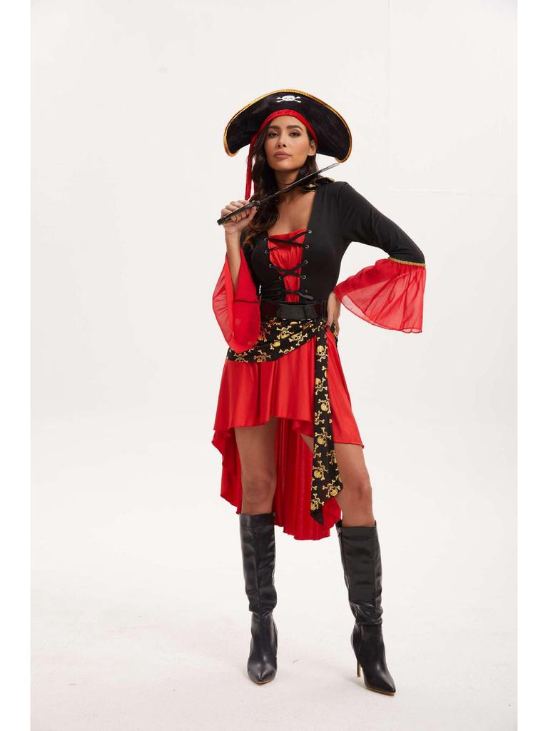 Costum Cosplay de Halloween Pirat Caraibe pentru Femei