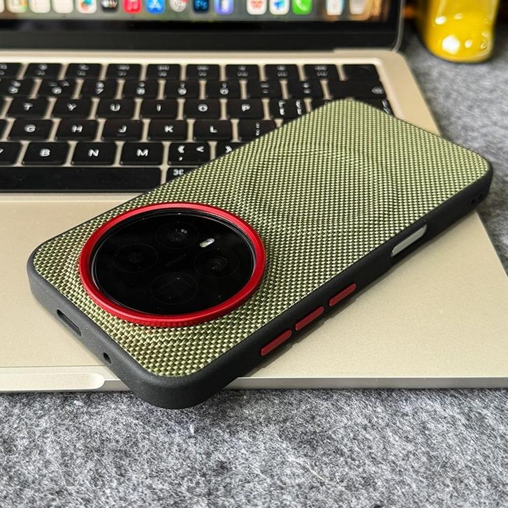 For Magsafe Magnetic Nylon Woven Case For Honor Magic 8 Pro Air 8 RSR 8 Lite Magic 7 Pro 7RSR Metal Buttons Matte Leather Cover