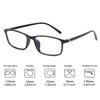 Women Anti Blue Light Glasses Vintage Computer Eyewear Full Frame Transparent Eye Protection Eyepiece Square Goggles Eyeglasses