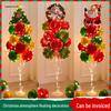 Christmas Luminous Balloon Column Art for Party Decorations