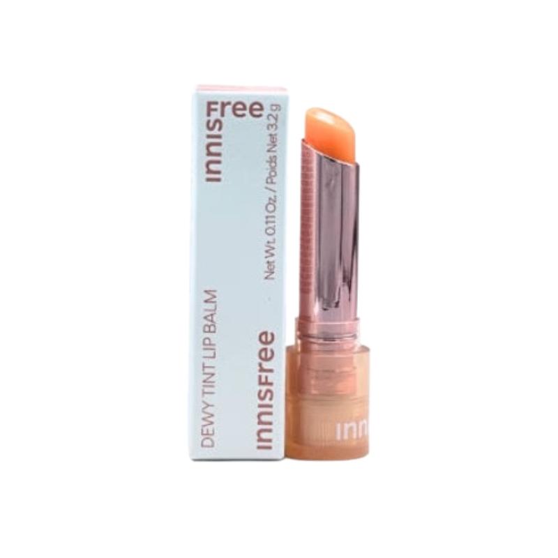 Innisfree Dewy Tint Lip Balm 3.2g | Hydrating Moisturizing Tinted Lip Care | Sheer Glow Lip Balm [5 Colors]