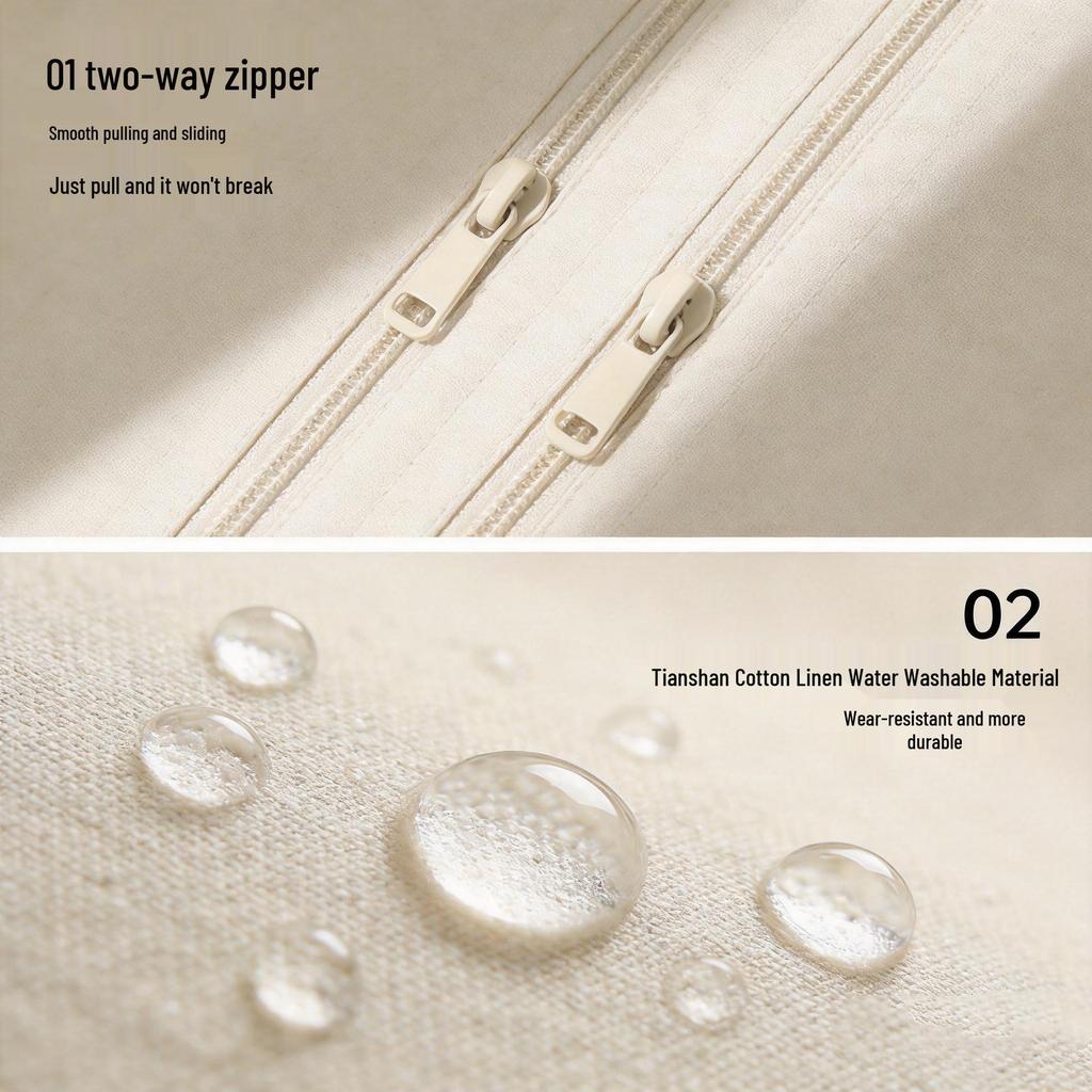 Tianshan Cotton Linen Transparent Window Storage Box for Bedroom Quilts and Clothes