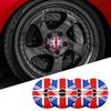 4Pcs 56mm Car Wheel Center Hub Cap Stickers Accessories For MINI Cooper JCW WORKS R55 R56 F55 F56 R57 R58 R59 R60 R61 R50 LL45